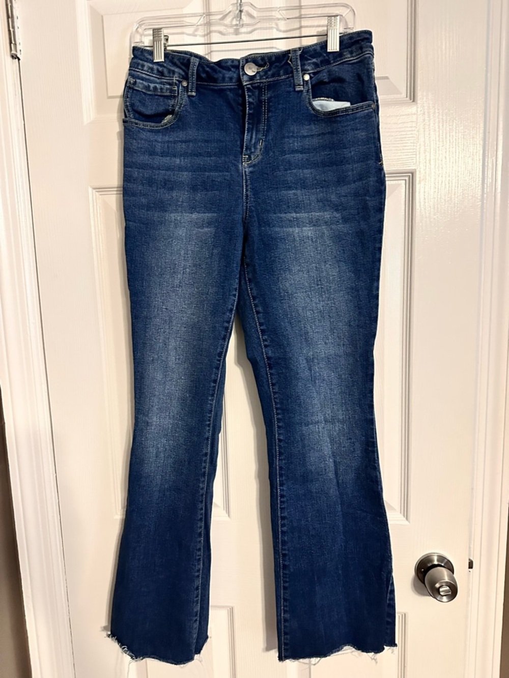 1822 Denim Women's Dark Blue Flare Jeans